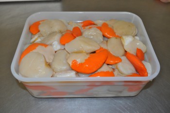 Fresh Irish King Scallop 2kg TUB